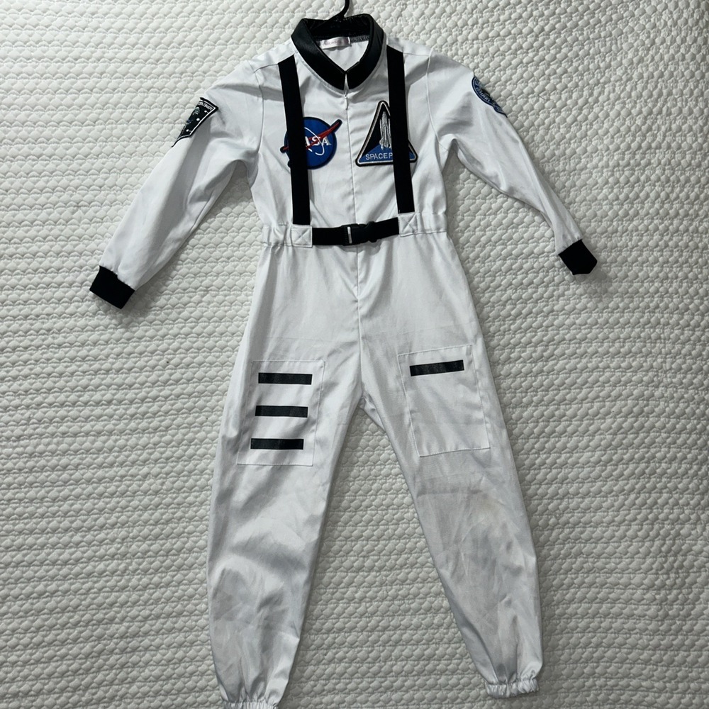 NASA‎ Commander Astronaut Youth Kids Halloween Costume Jumpsuit